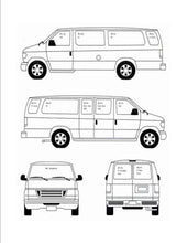 Load image into Gallery viewer, Window Covers for Ford E-Series Vans